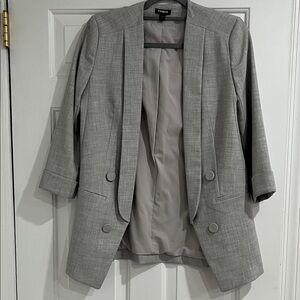 Express Light Gray Women's Blazer